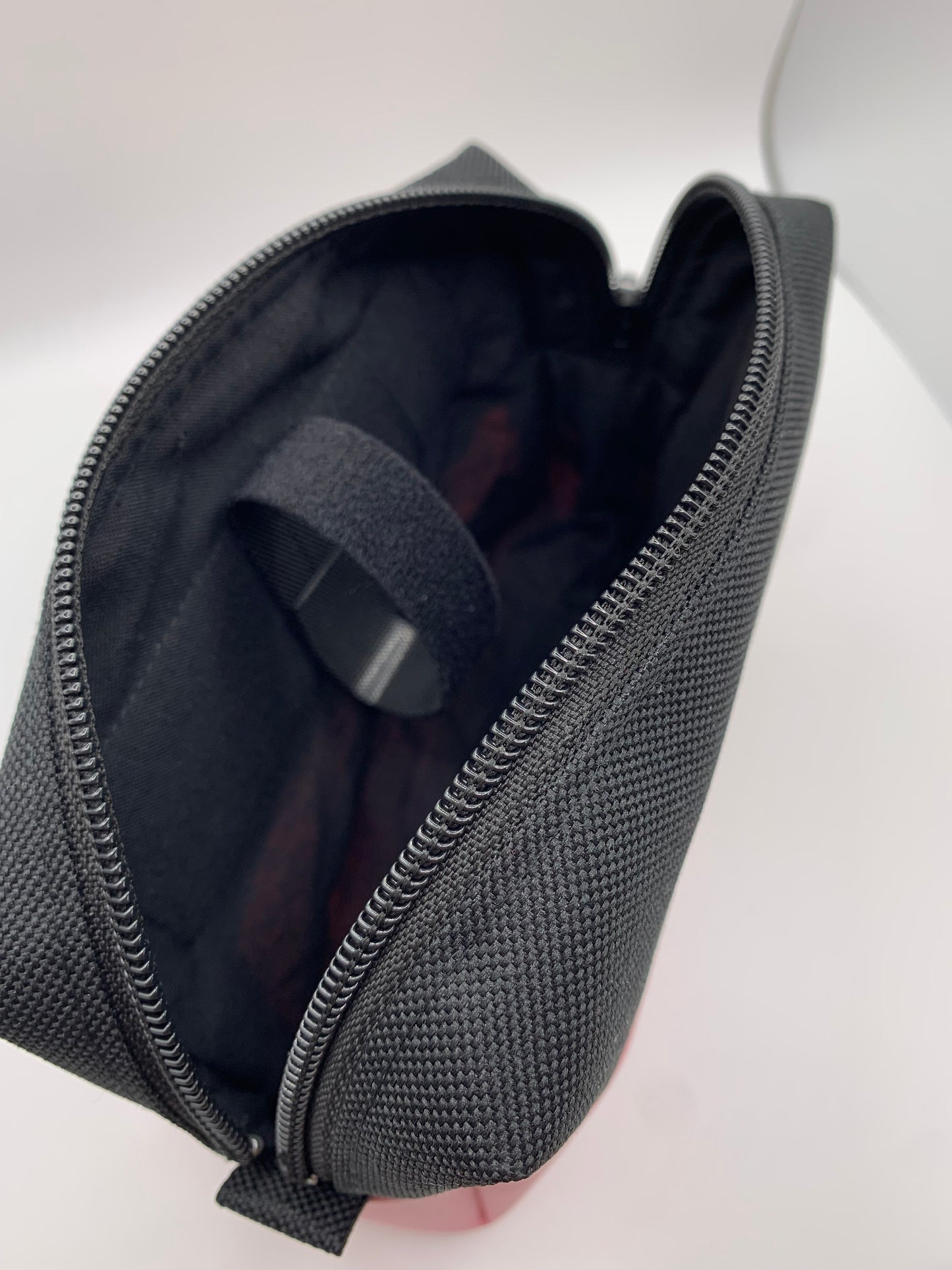 Sac ANNIE noir et similicuir rose