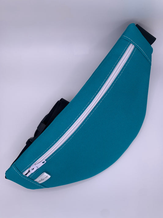 Sac banane bleu turquoise adapté aux électrostimulateurs