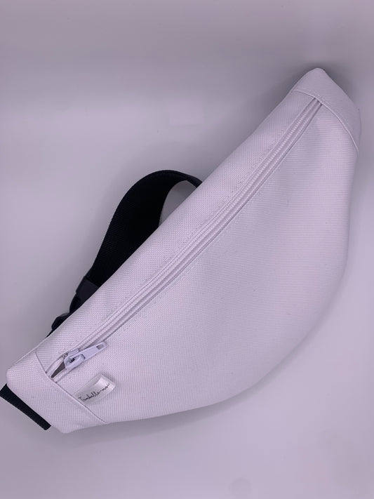 Sac banane blanc adapté aux électrostimulateurs