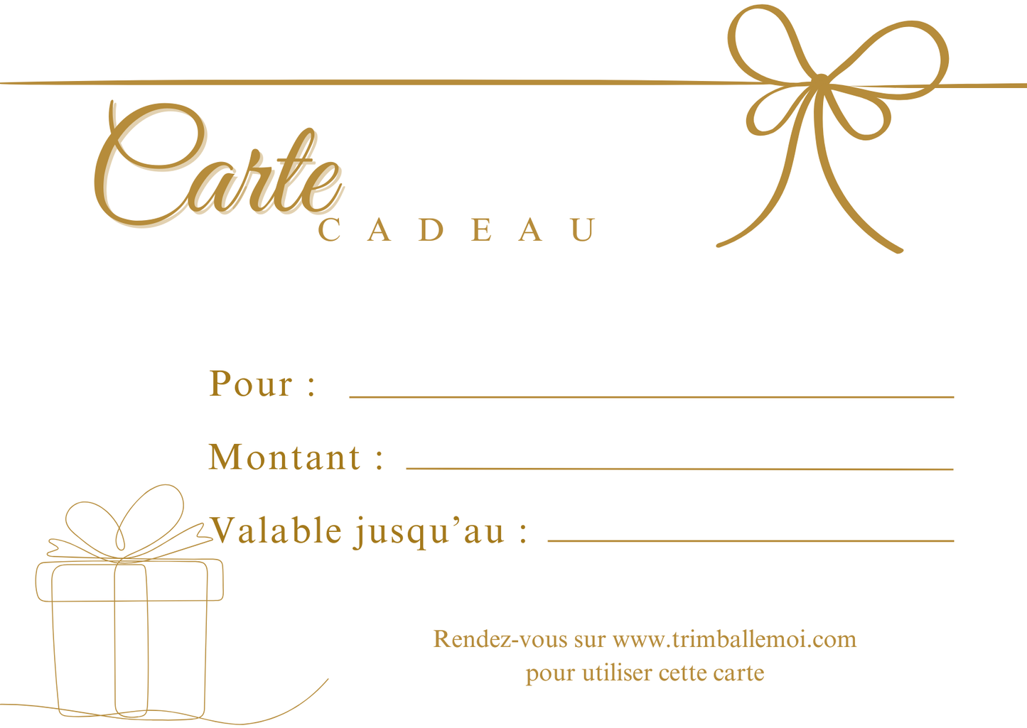 Carte cadeau