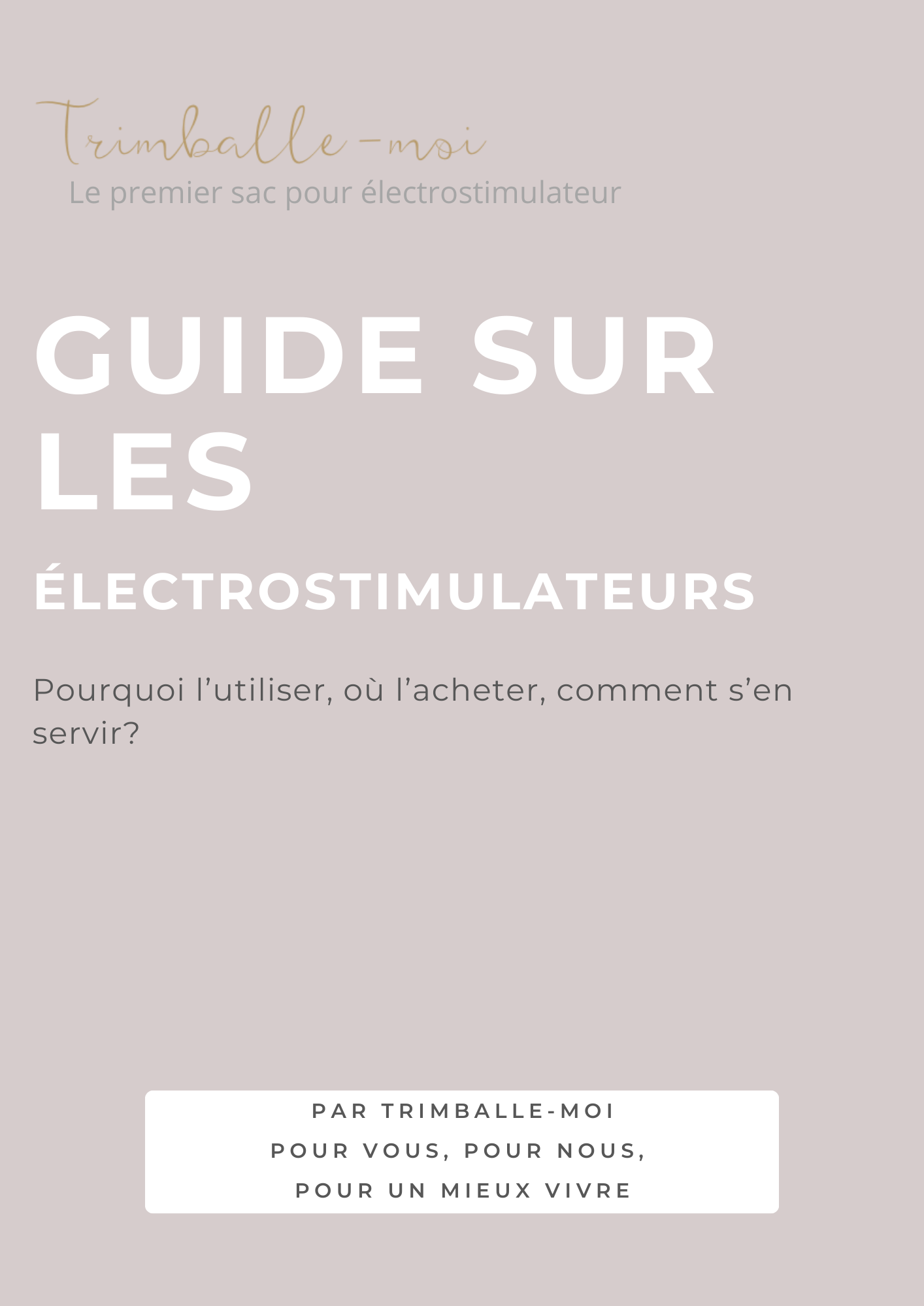 Guide sur les électrostimulateurs