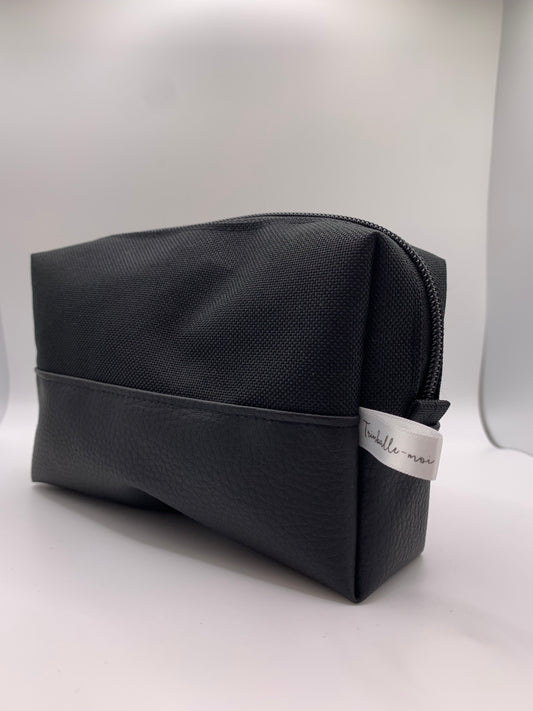 Pack sac noir avec similicuir noir + ceinture