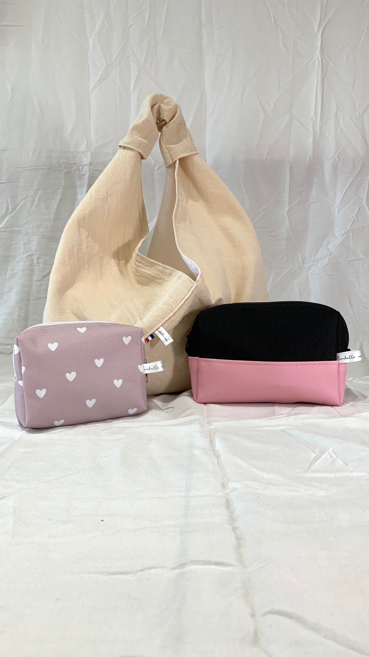 Pack Sac Origami, sac électrostimulateur et pochette rectangulaire