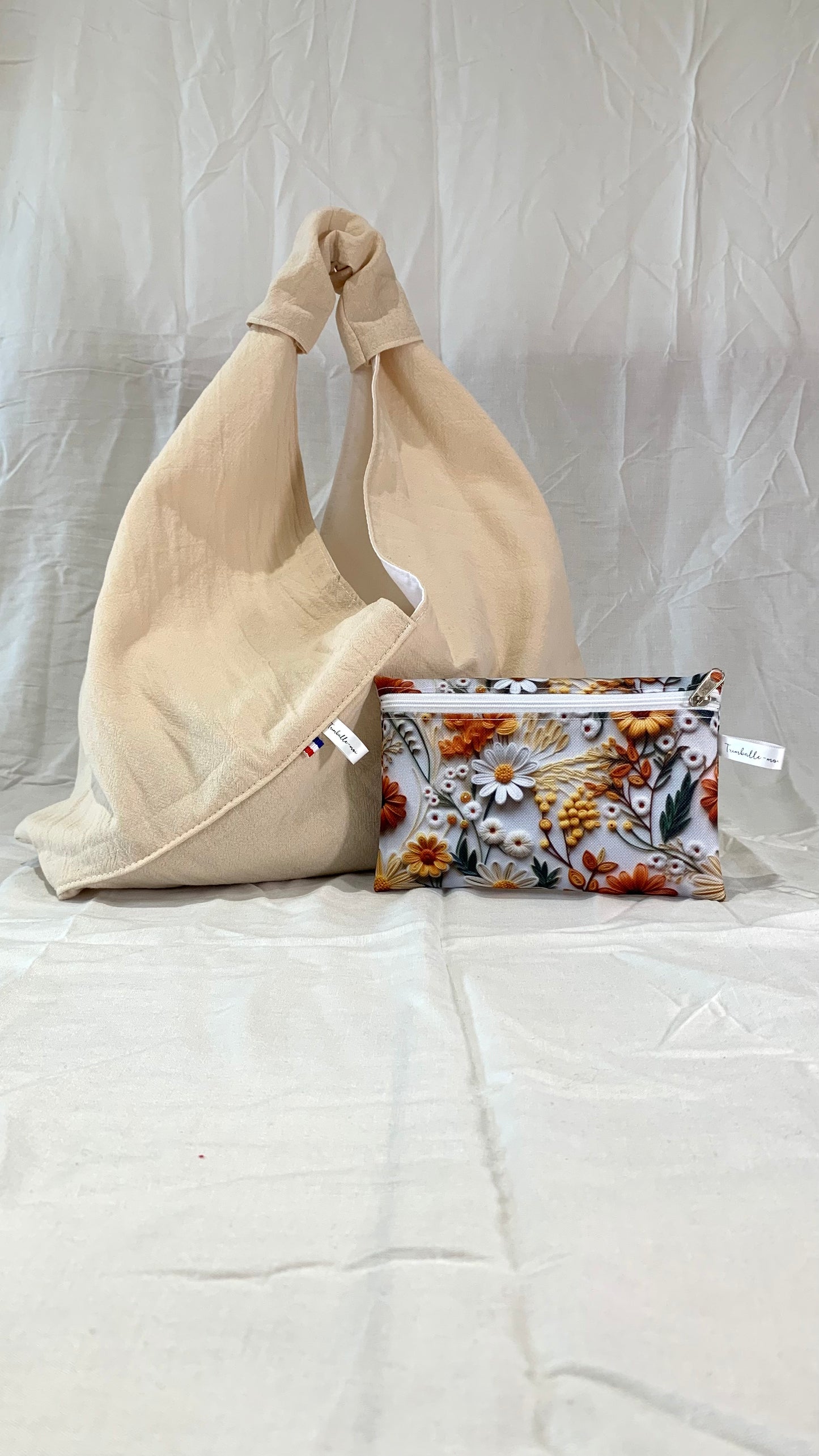 Pack Sac Origami et pochette plate