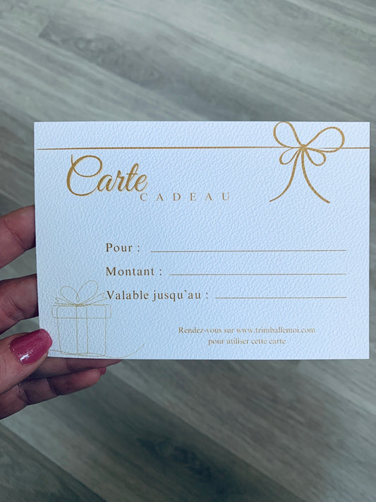 Carte cadeau